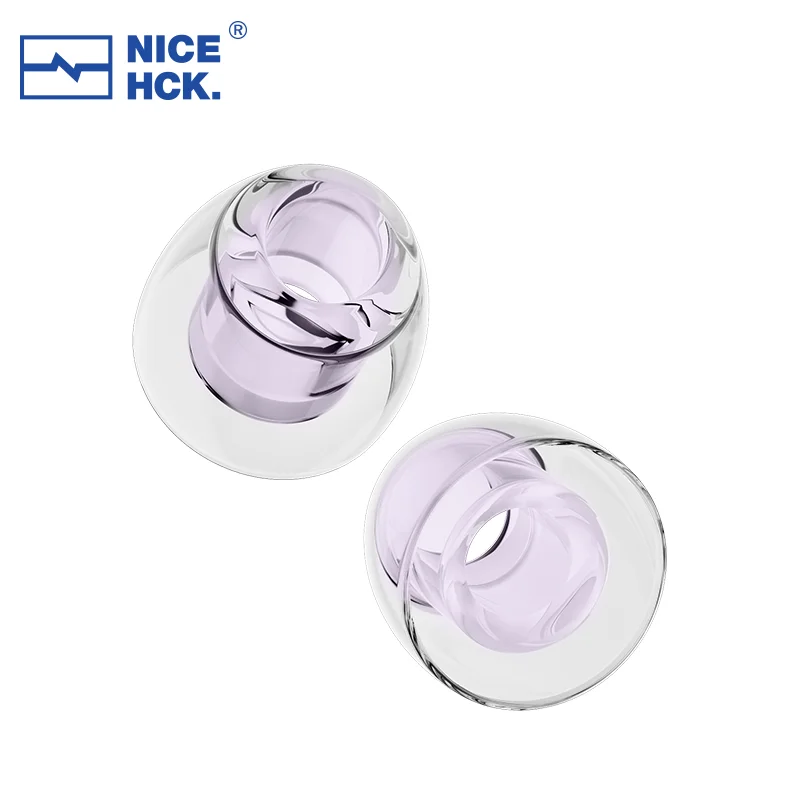 NICEHCK P03 Transparent Liquid Silicone Ear Tips Noise-canceling Soft Safe Eartips Earphone Accessories for NX8 Que Cantor IEM