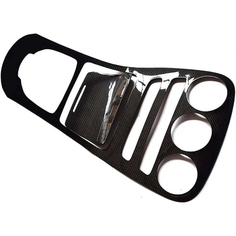 

Real Carbon Fiber Center Console Gear Panel Cover Trim for C Class W205 GLC X253(Without or With Clock)
