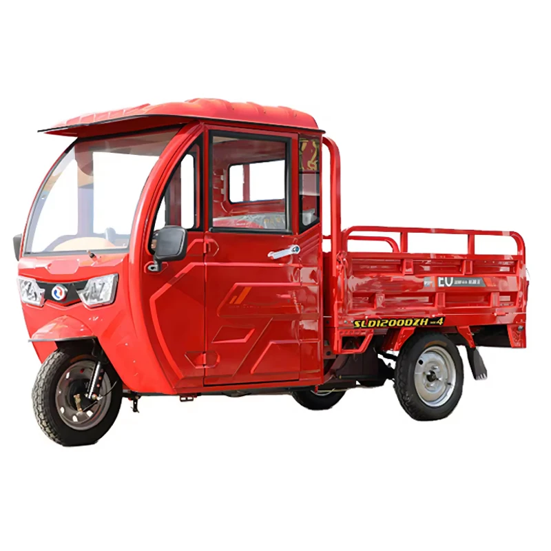 Factory Direct Sales High Quality Electric Motorcycle 800w Electric Three Wheeled Truck  Passenger Tricycle for Adult