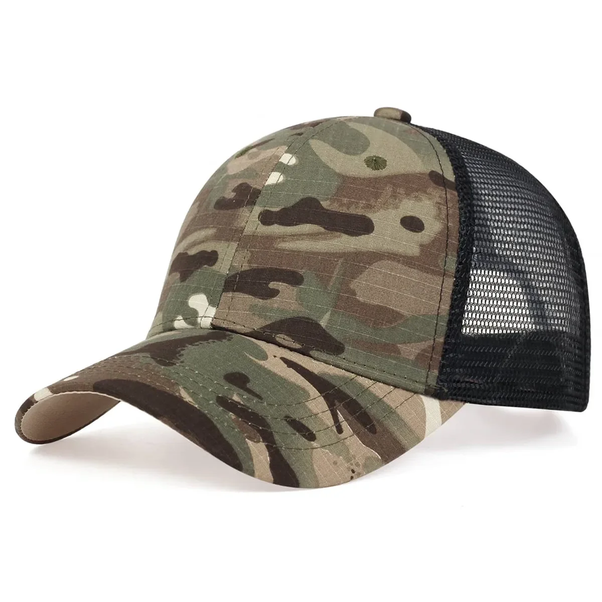Modische Baumwoll-Baseballkappe für Männer und Frauen, Militär-Enthusiasten, taktische Kappe, Snapback, dehnbare Mütze, zum Laufen, Angeln, Gorras