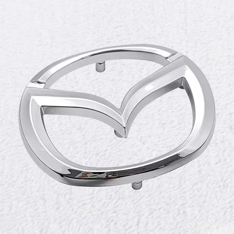 ثلاثية الأبعاد ABS لمازدا 57x45 مللي متر عجلة توجيه سيارة يغطي شعار ملصق عجلة القيادة شارة ملصق مائي التصميم اكسسوارات السيارات