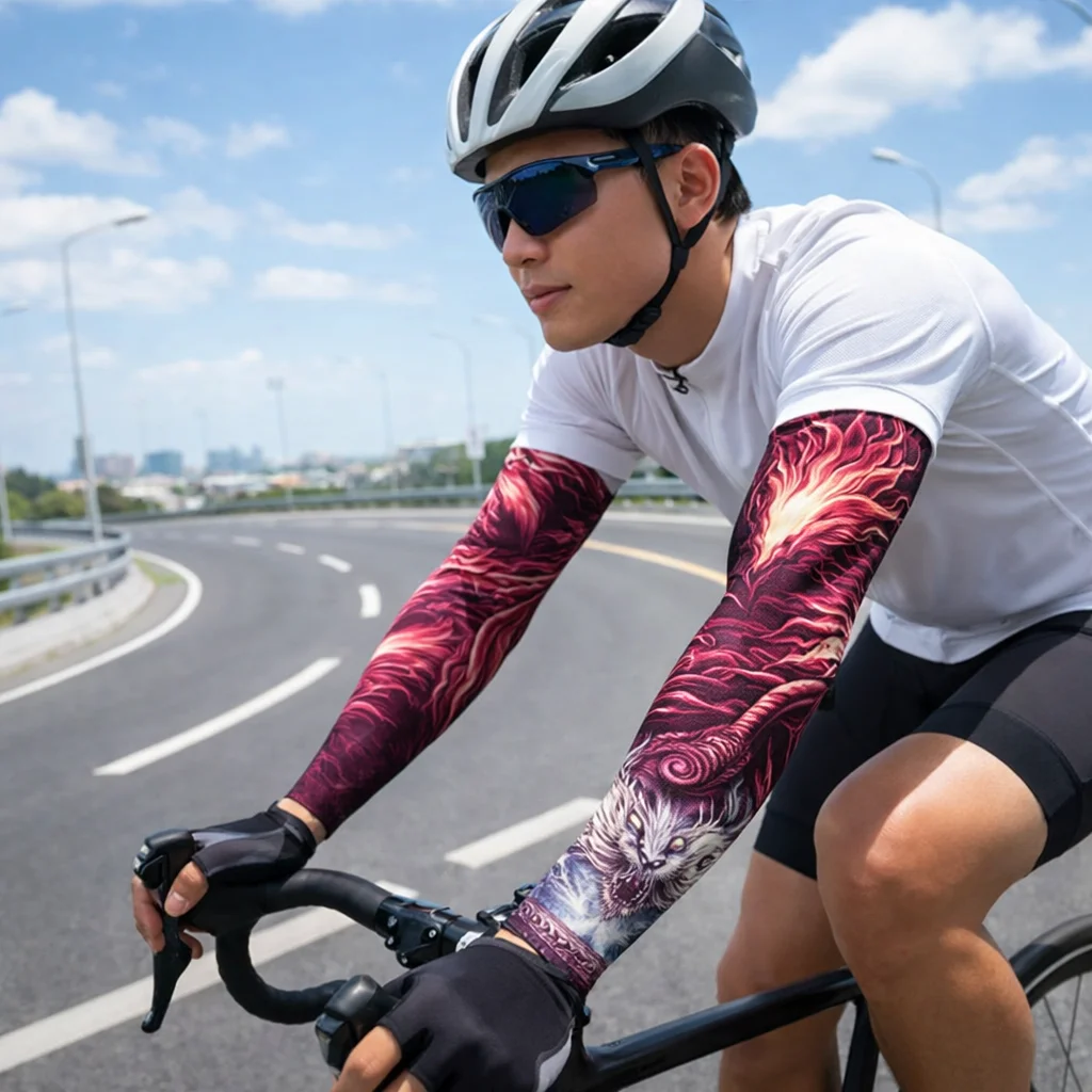 Дышащий-тонкий-мужской-солнцезащитный-рукав-тату-с-цветочным-узором-бесшовный-из-ледяного-шелка-для-езды-на-велосипеде