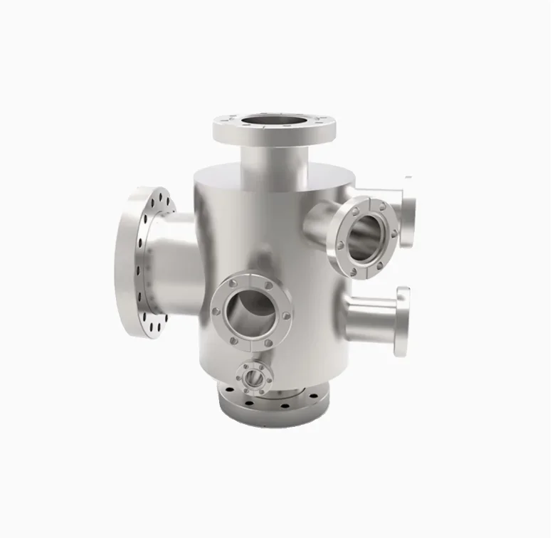 Customized KF/CF/NW/ISO pipes/adapter flanges/variable diameter joints for non-standard vacuum chamber processing