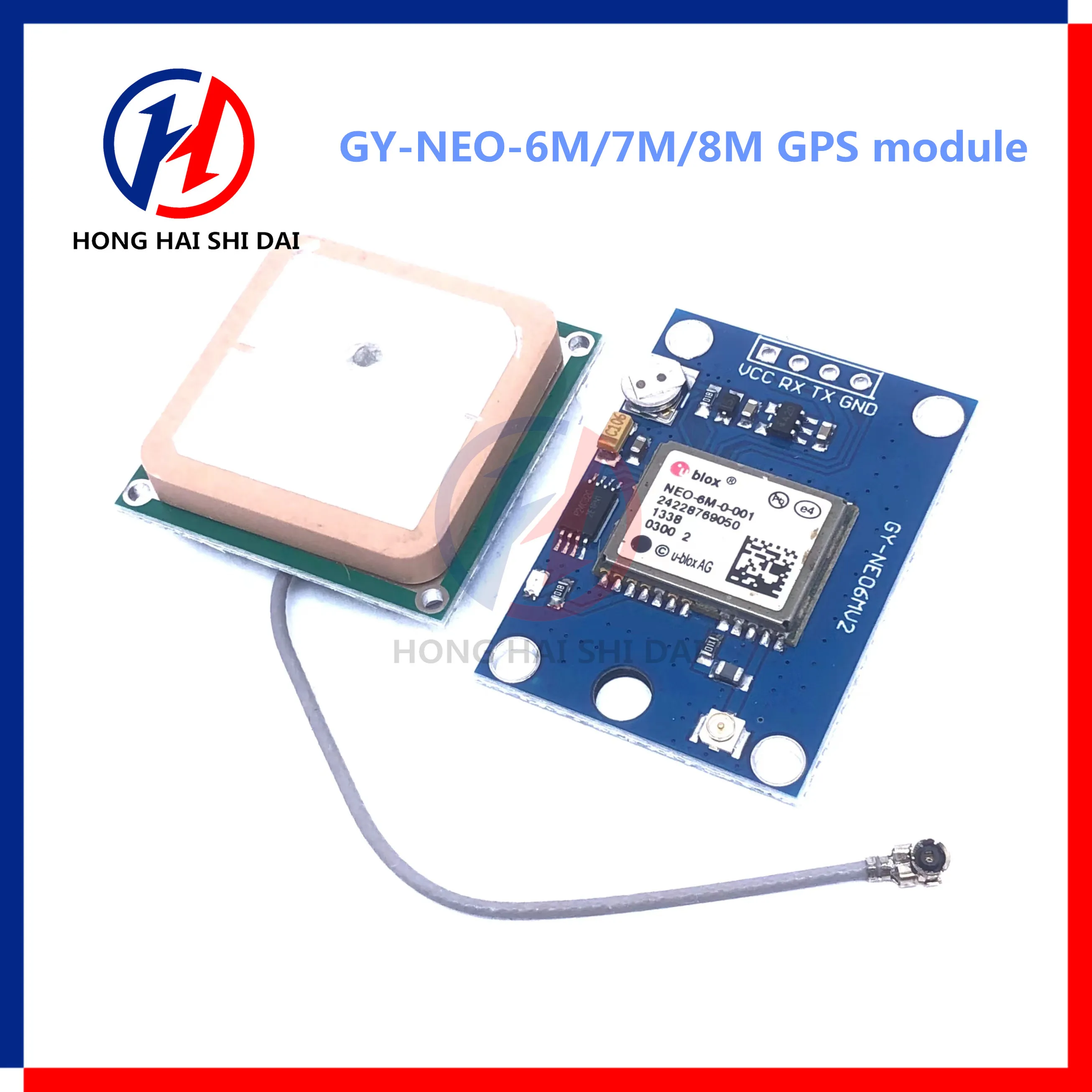 NEO6MV2 GPS Module with Flight Control, GY-NEO6MV2, NEO-6M, EEPROM, MWC, APM2.5, Large Antenna for , New