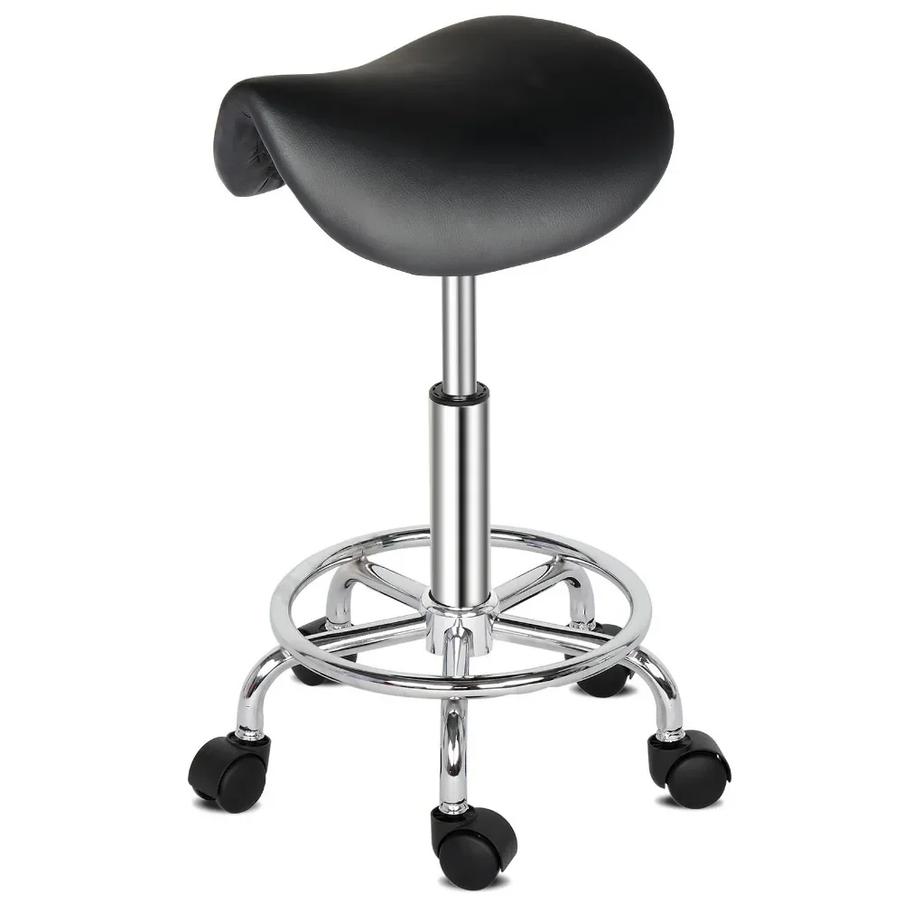 Sattelhocker Rotation Barhocker Schwarze Barhocker