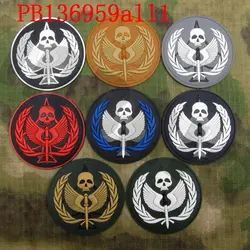 3D PVC Patch 8cm Black Ops TASK FORCE 141