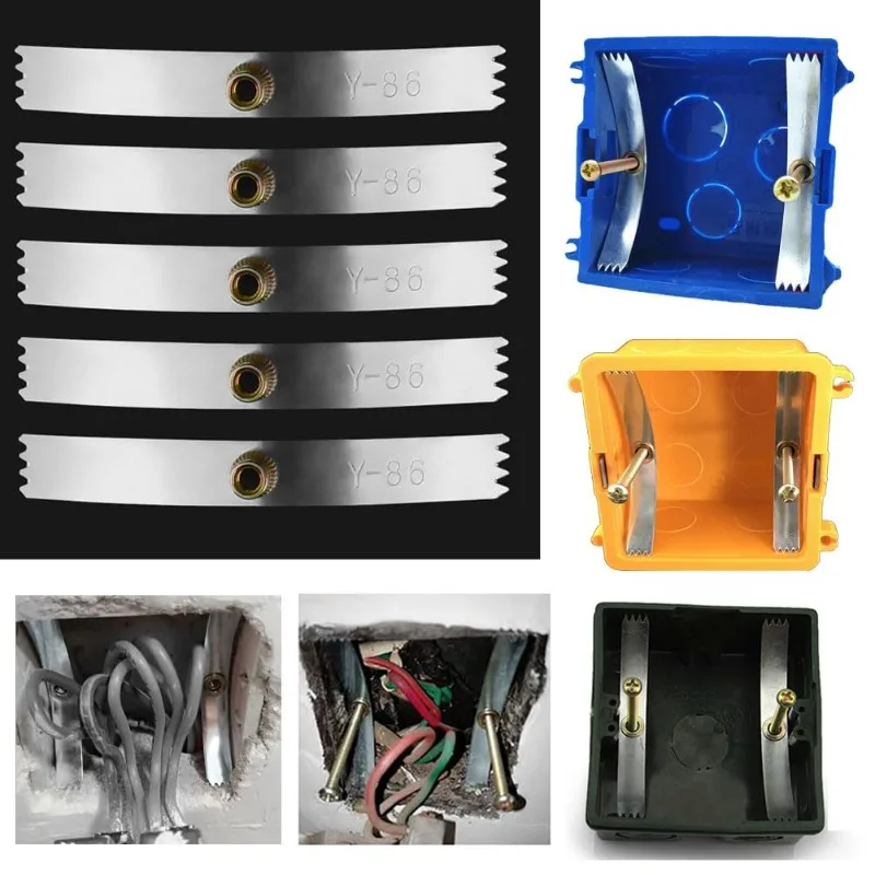 30/10PCS Type 86 Repair Screws Complete Switch Socket Fixer Set Wall Box Mount Replacement Parts Electrical Device Accessories