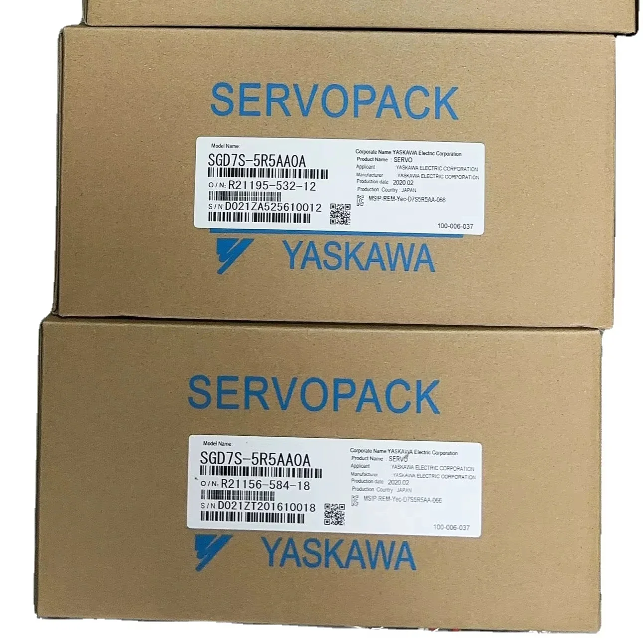 Servopack driver SGD7S-5R5AA0A 750W