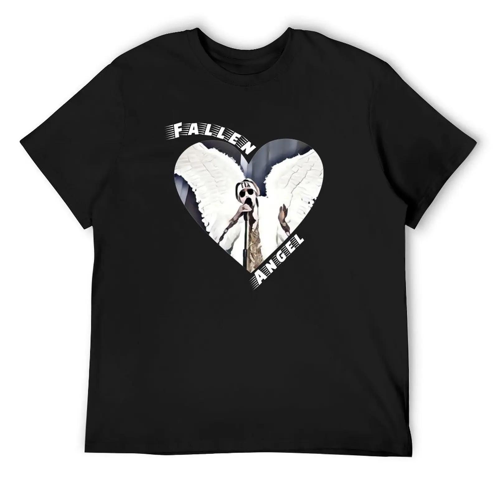 

Tix fallen angel T-Shirt vintage graphic tee anime clothes vintage t shirts anime shirts men