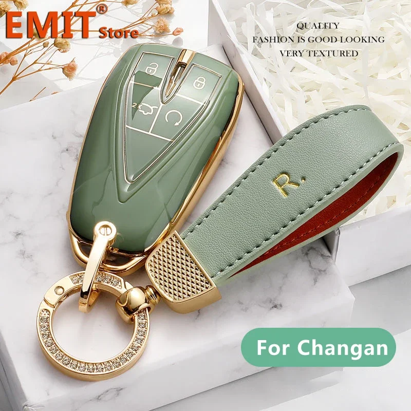 

Чехол для ключей из ТПУ, для Changan CS75 CS55 CS35 Plus X5 X7 Unik Unit Oshan 2024