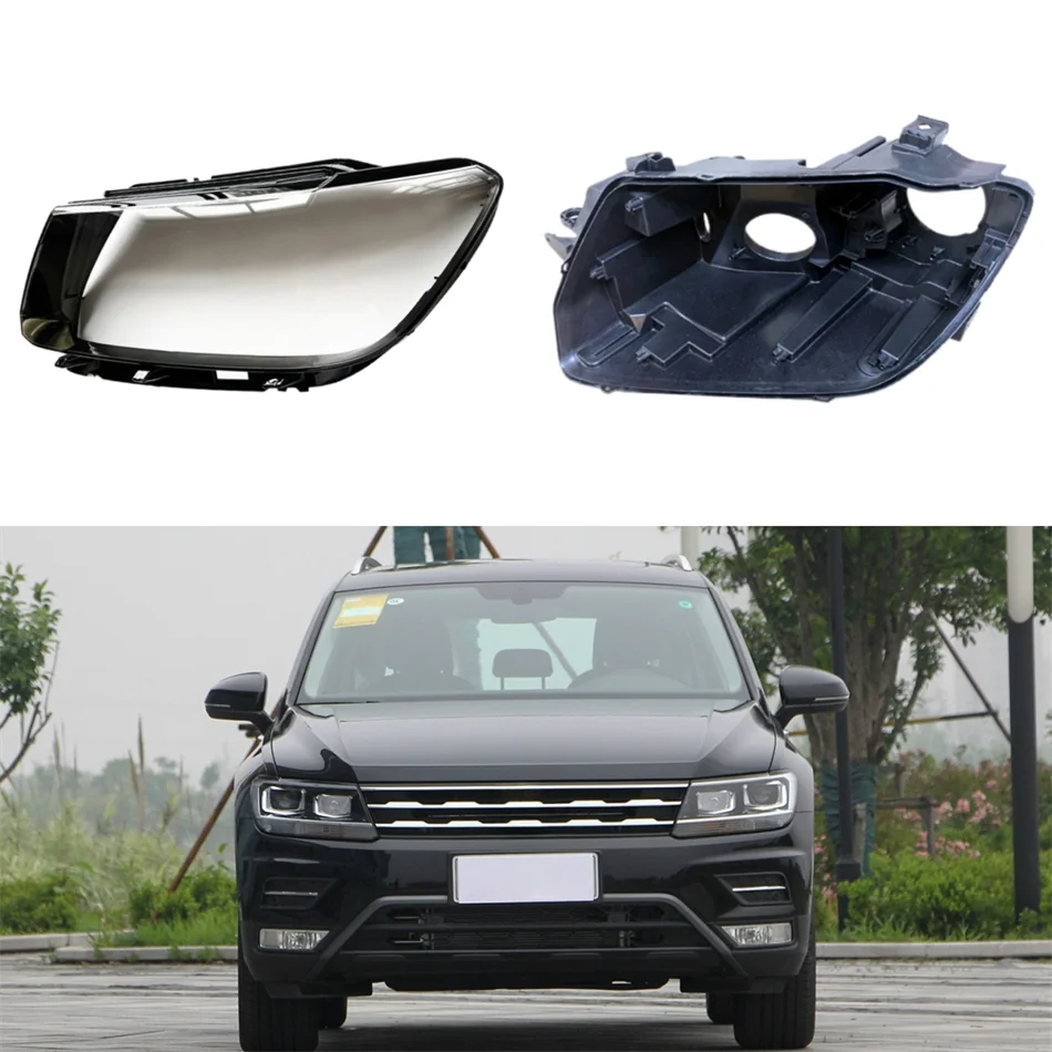 For Volkswagen VW Tiguan L 2017 2018 2019 2020 Car Accessory Base Head Lamp Shell Headlamp Base Fixing Bracket Front Lamp Cover