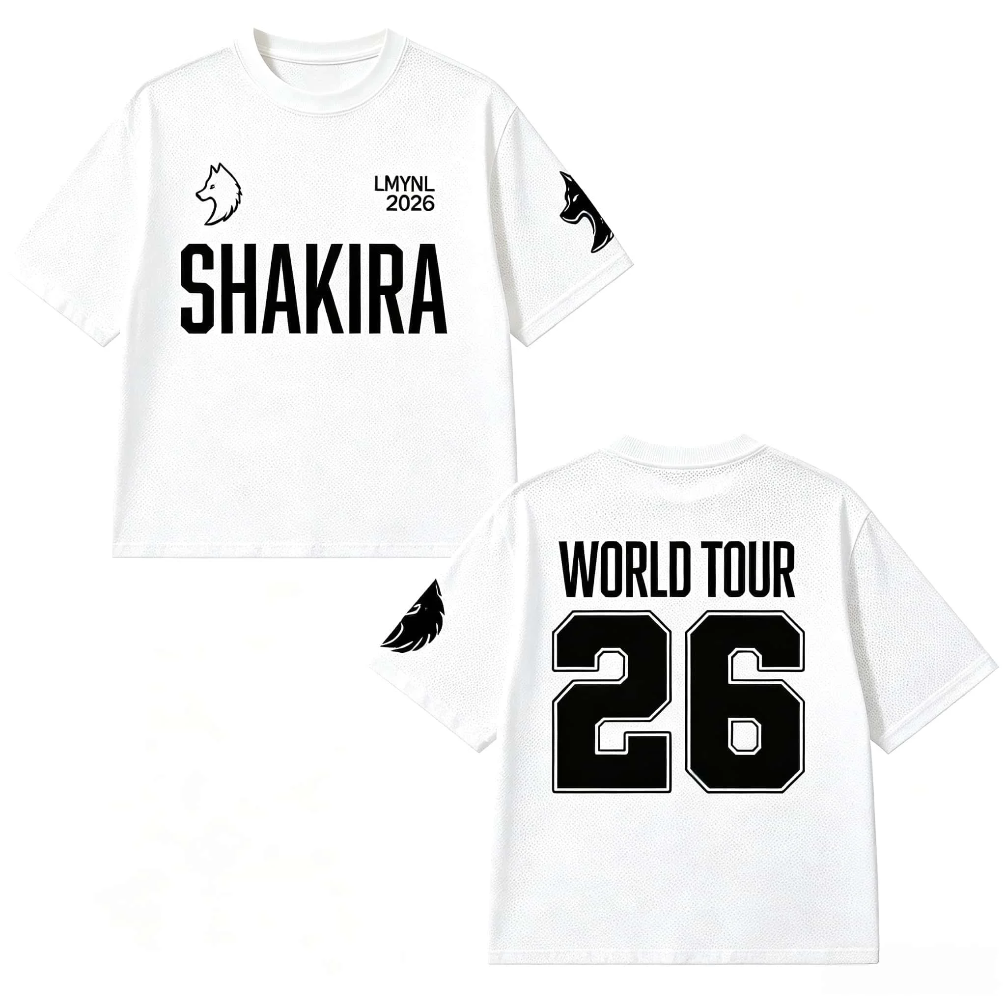 Brandneues Shakira 2026 World Tour T-Shirt Unisex Fan-T-Shirt Lässiges Street-Style-Oberteil Kurzarm für Erwachsene & Kinder Familien-Matching – Detail 10
