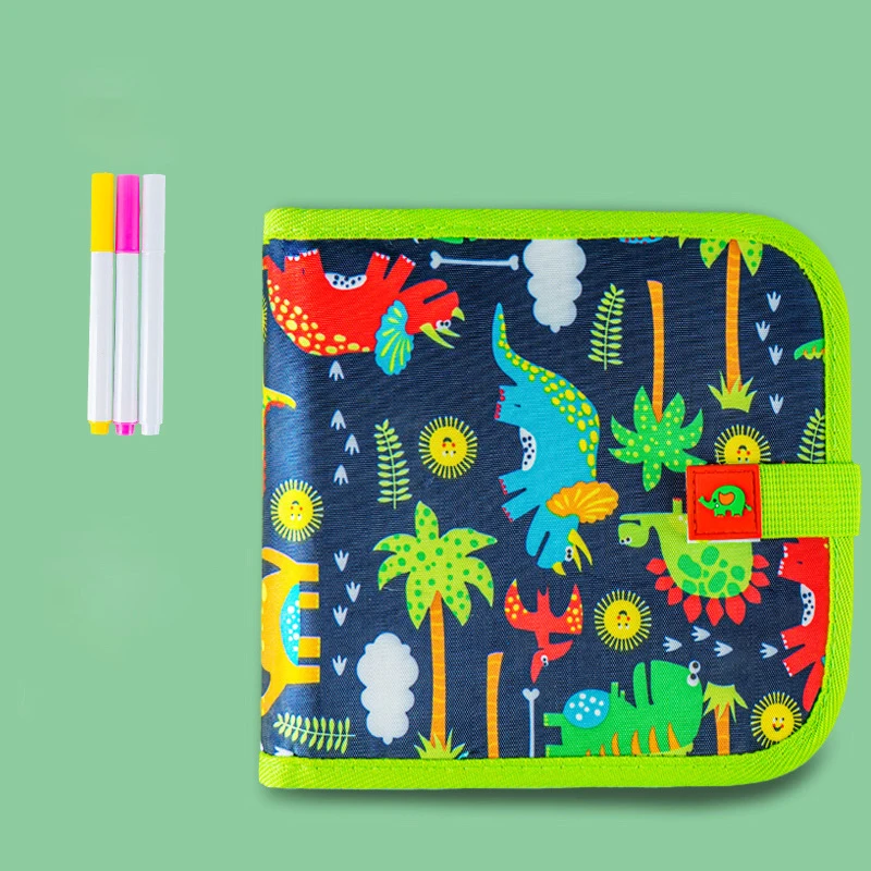 Tavolo da disegno multifunzionale da 6 pagine Libri da colorare Lavagna cancellabile Libro da disegno portatile per bambini Lavagna magica