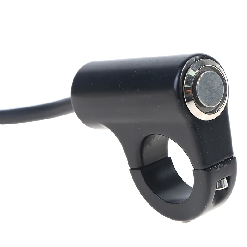 22MM Aluminum Alloy Motorcycle Switch Handlebar Fog Light Motorbike Horn Push Turn Signal Button Waterproof Switches Start 12V image 3