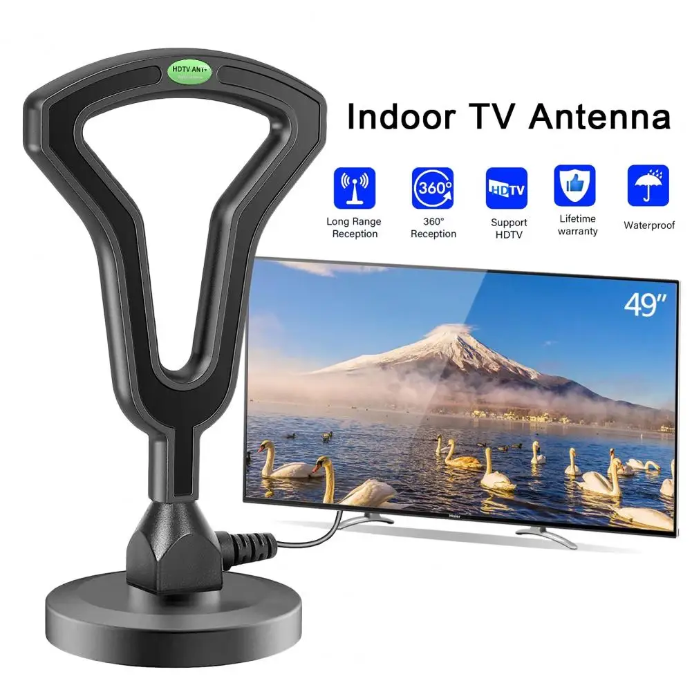Long Range Tv Antenna Tv Antenna Indoor Digital Antenna High Gain Booster Universal Hdtv Aerial Amplifier Low Latency Reception