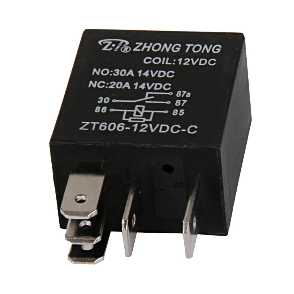 Micro Relay 5 PIN 12v 20a/30a + Normally Open Mini 20 amp MARINE