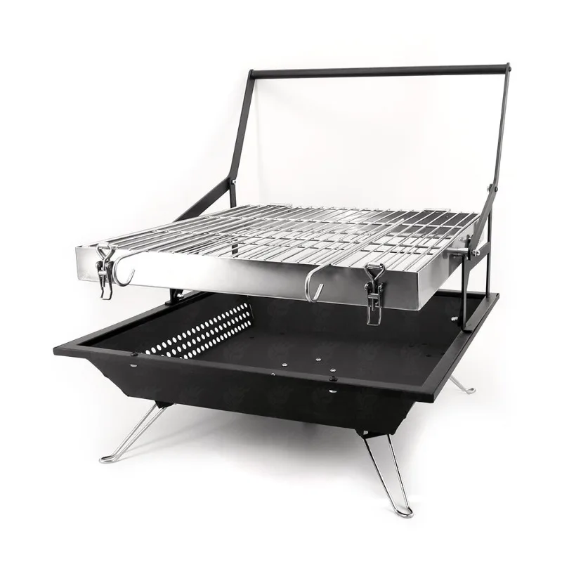 

Outdoor Camping Yard Heating American Flip Outdoor Folding Grill