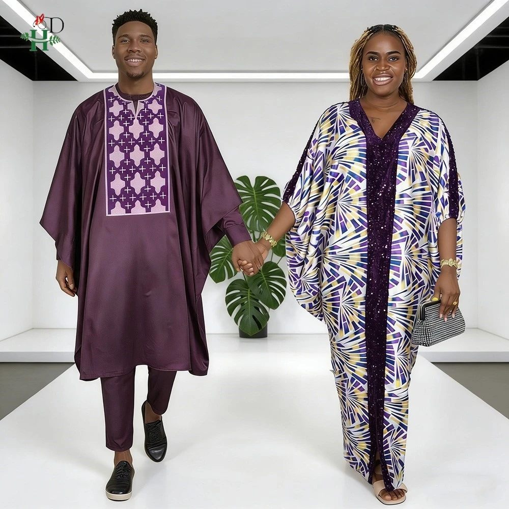 

Африканские платья 2026 года для женщин, турецкие платья, парные мусульманские халаты, мужские костюмы, африканские бубу, женские и мужские парные костюмы.