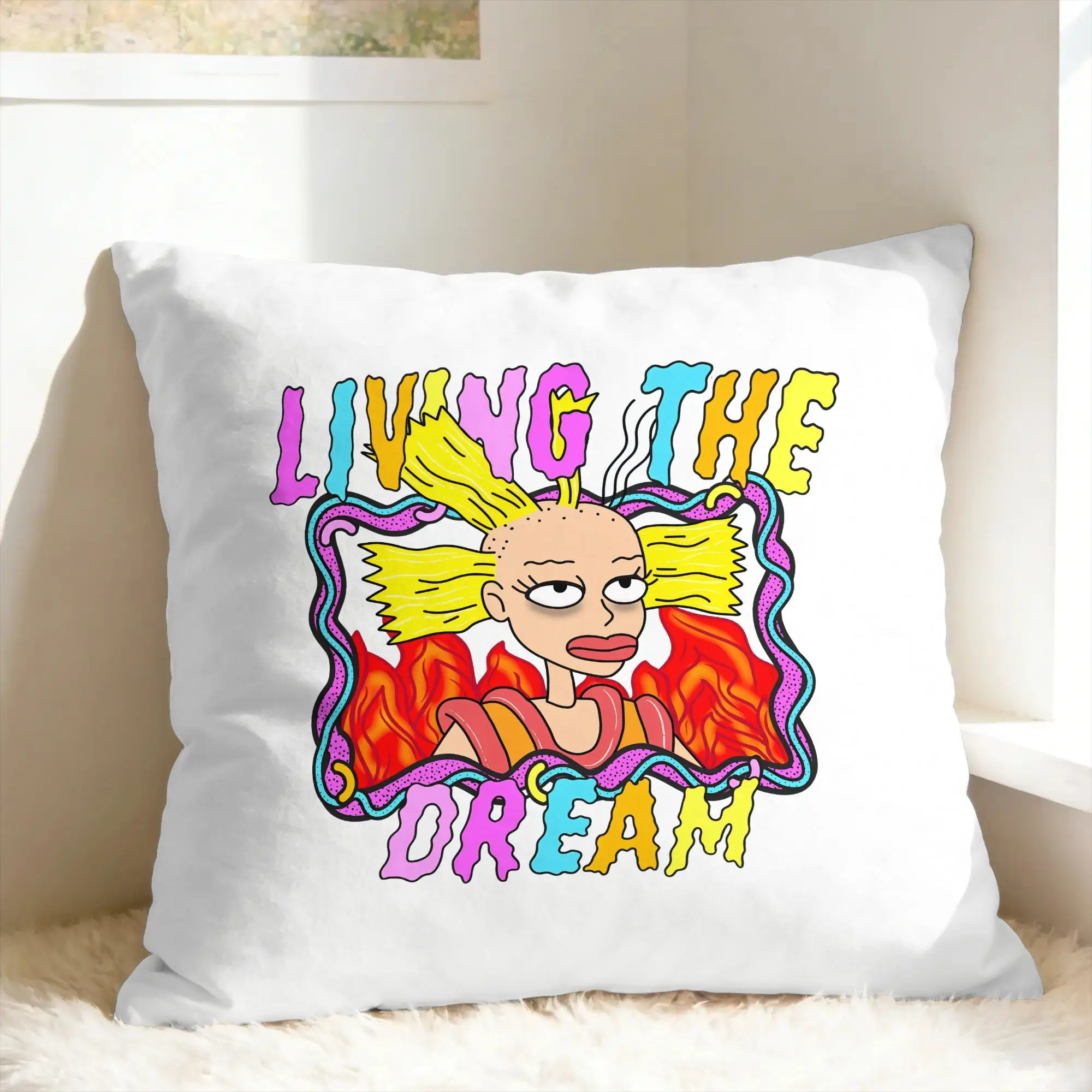 Pillow Cover Nostalgias Rugrats  Retro Trendy Pillow Case For Office Car Home Decor Pillowcases