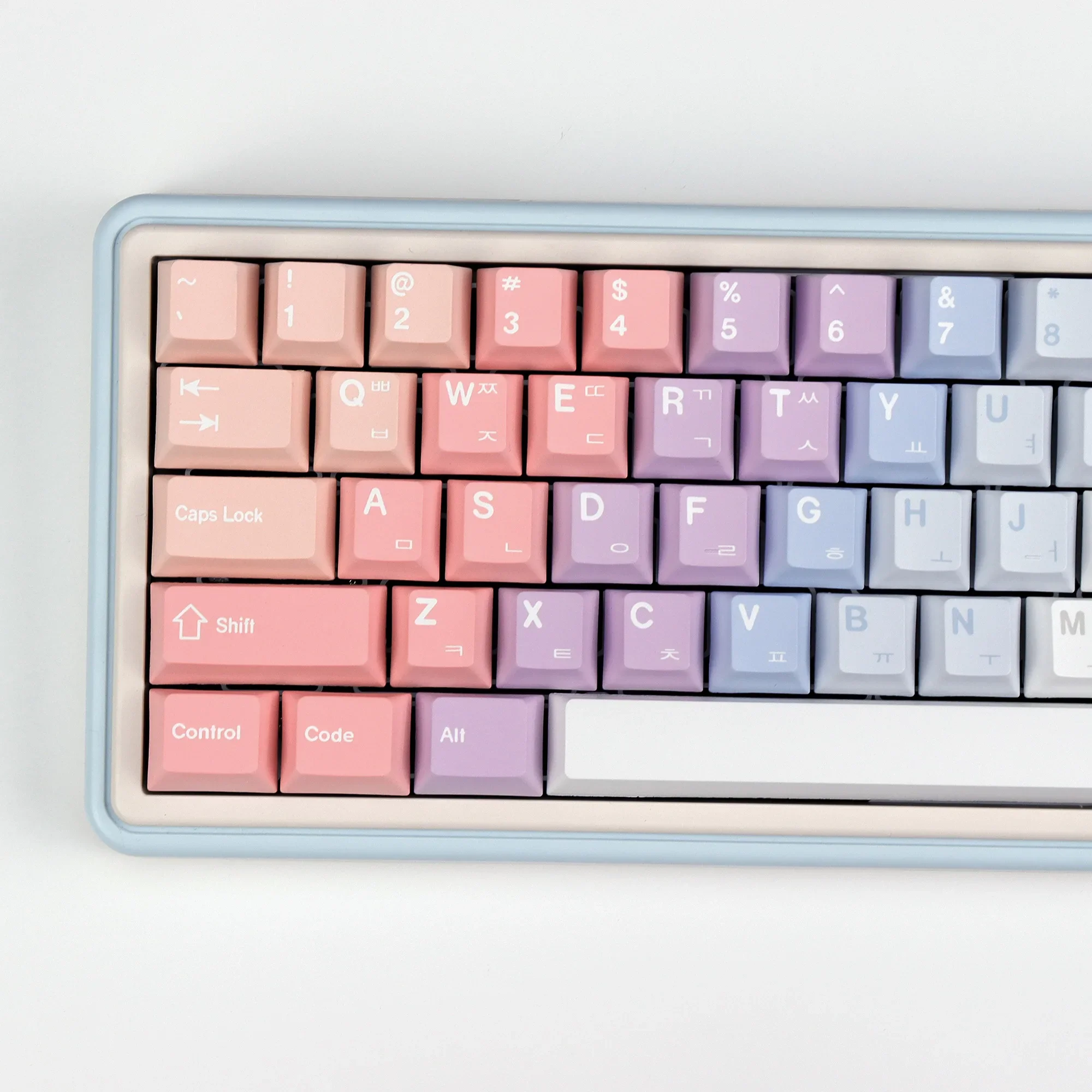 KBDiy PBT MX Switches Korean Keycap Set Custom  Mechanical Keyboard 143 Keys Dreamscape Keycaps  for Aula F87 F108 F99 Pro ACE60