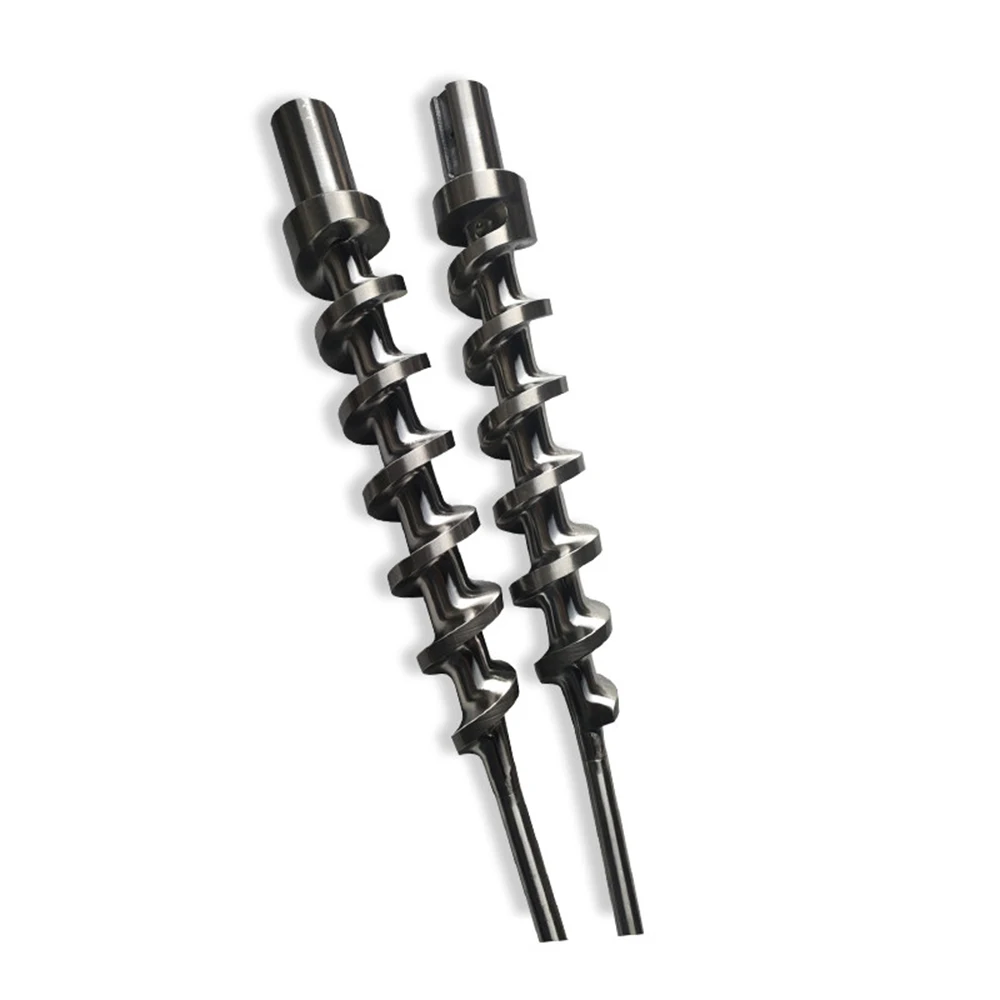 Custom-made 316 Stainless Steel Feed Screw Spiral Barrel for Injection Molding Machines 304 Stainless Steel Auger Shaft