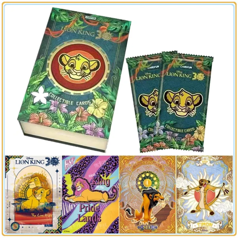 CARD.FUN Disney The Lion King 30th Anniversary Edition Trading Collectible Card Simba Scar Anime Character Card Kids Toys Gifts