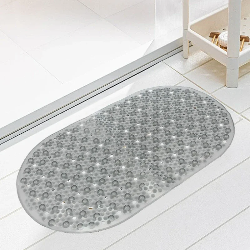 PVC Bathroom Mat Anti-Slip Bathroom Mat Cross-Border Hotel Shower Bathroom Anti-Slip Mat 69x39cm