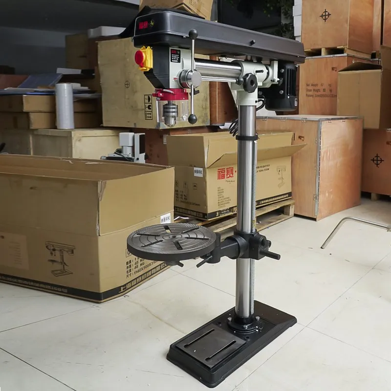 Multifunctional Table Drill 220V High Precision Small Desktop for Wood and Metal FS-Q5116Y 0.75kW 1 Year Warranty 360-3060 RPM