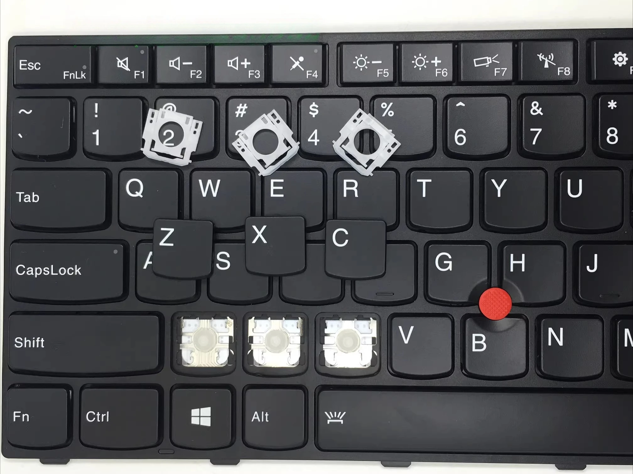 Backlit keyboard, keycaps, brackets, scissors, keys, for Lenovo's Thinkpad T460 T460S T460P