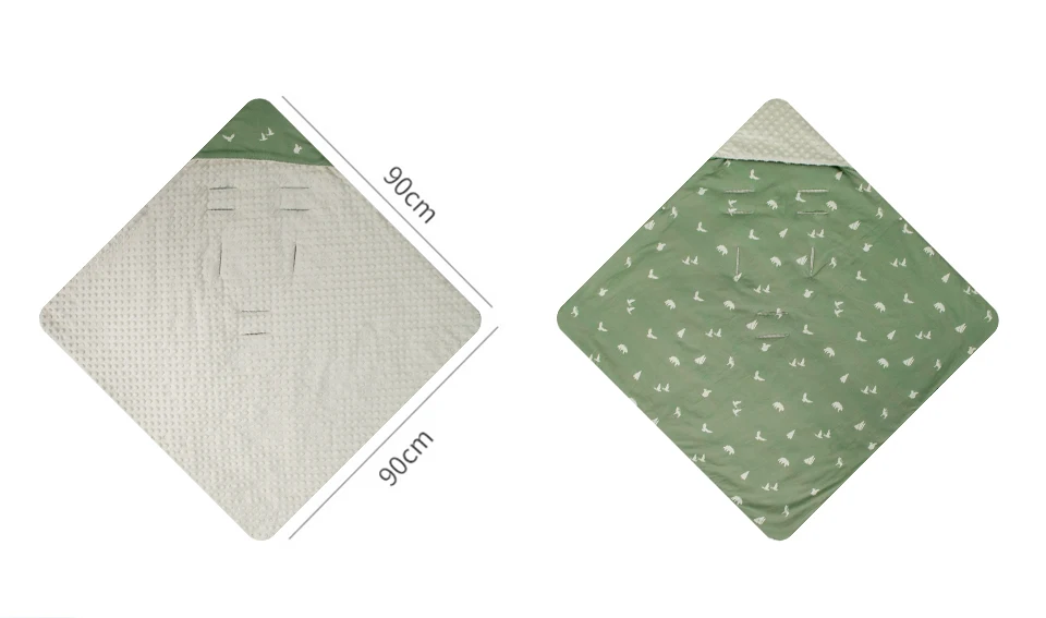 Babydecke für Neugeborene mit Kapuze, winddicht, draußen gehen, warm, tragbar, Wickeltuch im Korb, Baby-Auto-Sicherheitssitze für 0–3 Monate – Detail 18