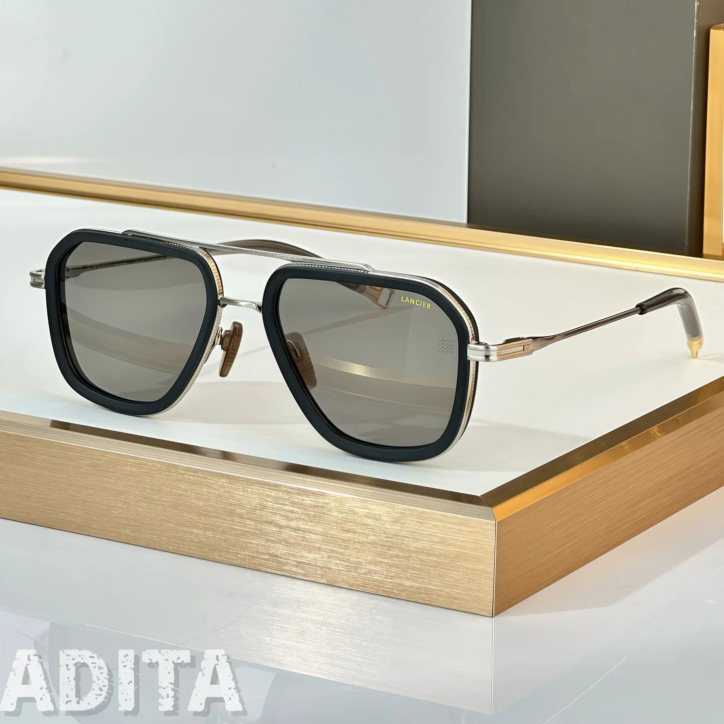 

DT LANCIER DLA433 Top Quality Sunglasses For Men Classic Women Luxury Brand Designer Fashion Sun Glasses UV400 With Box