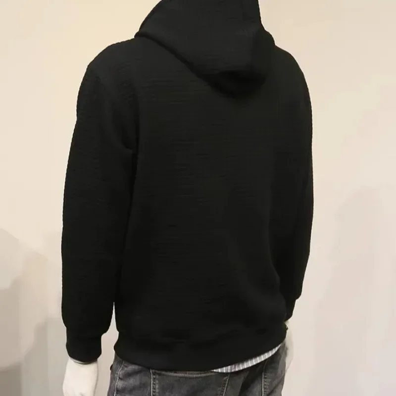 

Warm Black Sweatshirts for Men Winter Tops Sweat Shirt 90s Vintage Man Hoodies Welcome Deal New In Y2k Simple Pastel Color Funny