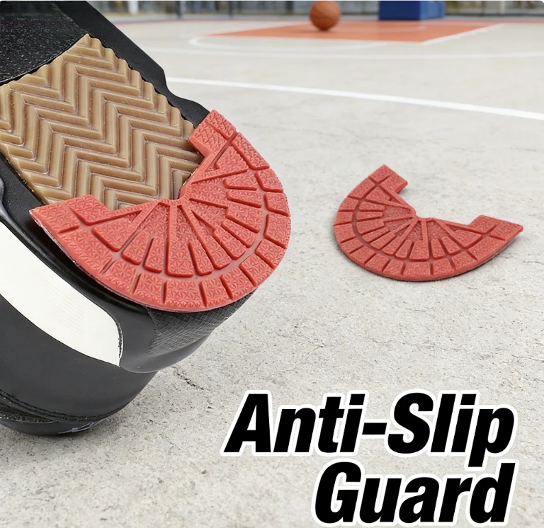 Self-Adhesive Thick Rubber Sole Protectors Anti-Slip Wear-Resistant Heel Pads Shoe Repair Inserts