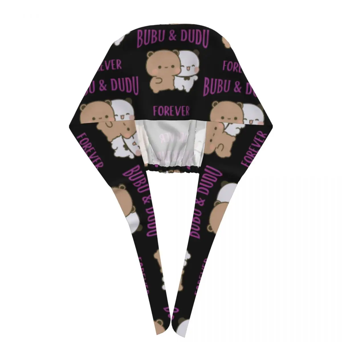 Boné esfoliante de trabalho Dudu Bubu Chapéus de enfermagem unissex feminino Y2K moda boné médico ajustável com amarração nas costas boné de trabalho