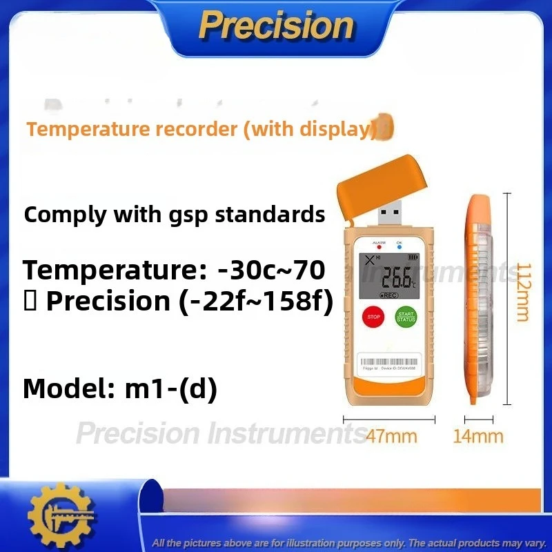 2026 Thickness Tester for Pharmaceutical Cold Chain Monitoring with Temperature and Humidity Data Logging Function
