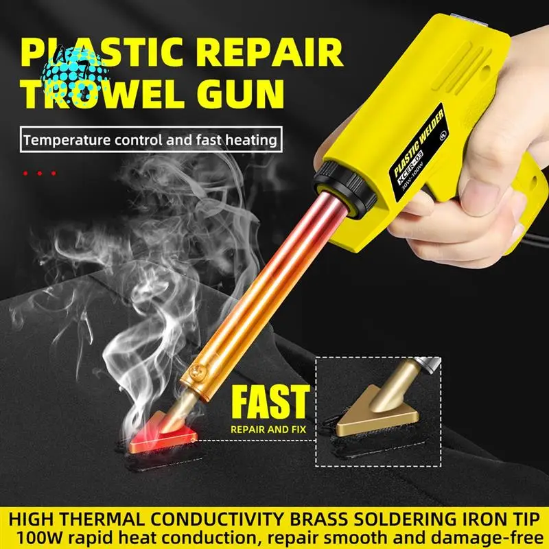 

A07F-100W-30W Комплект для сварки пластика Комплект паяльника для сварки пластика для автомобильного бампера, приборной панели, с аксессуарами