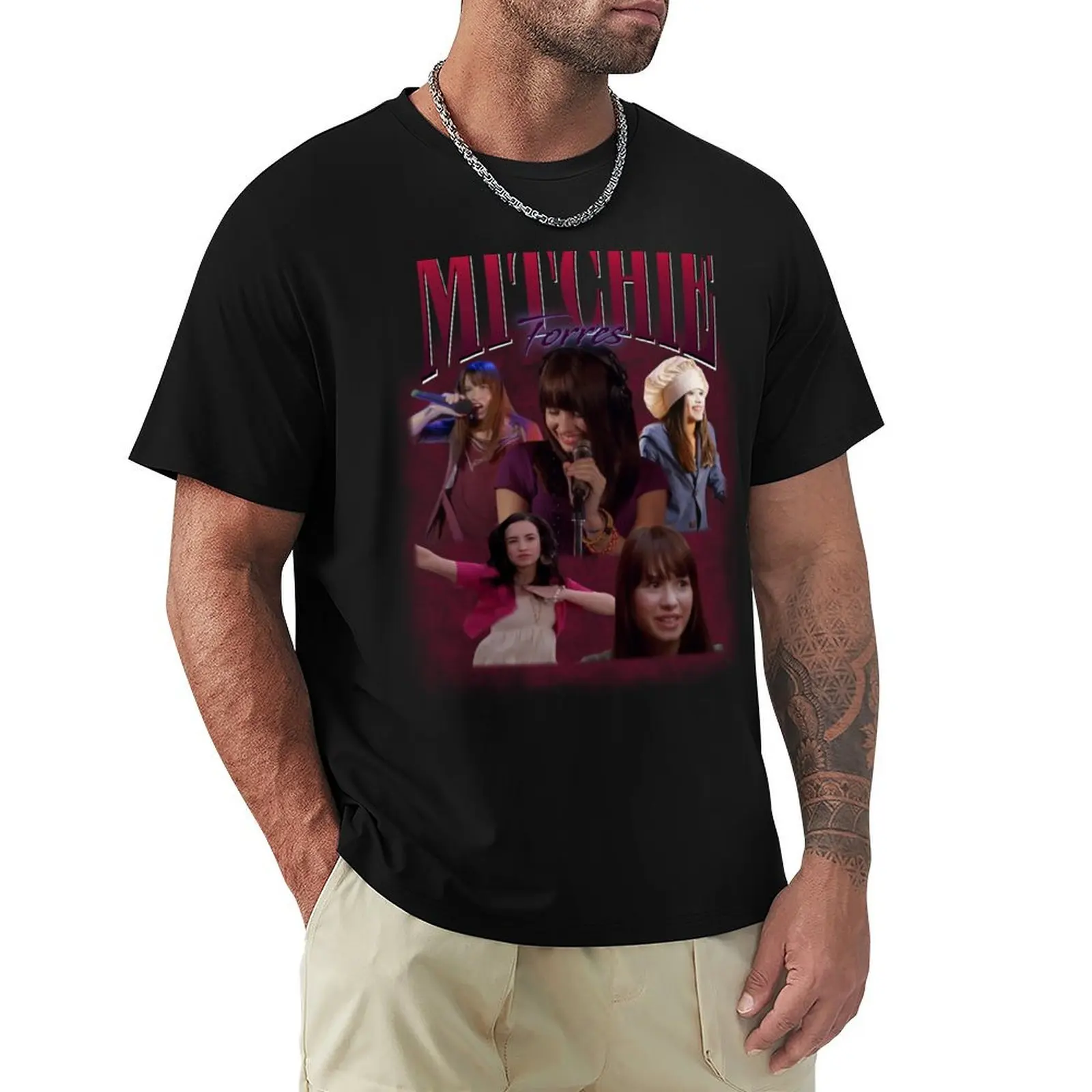 Mitchie Torres Retro Homage T-Shirt Performance Workout Short Sleeve Tee