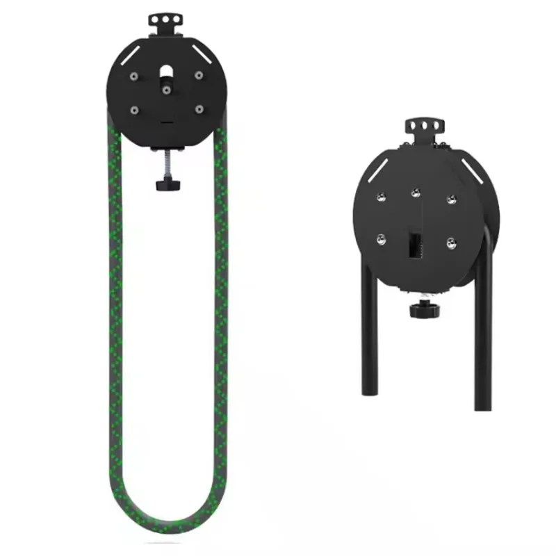 Rotatable Stepless Suspension Cable Trainer, Variable Speed Climbing Pull Machine for Home Full Body Workout