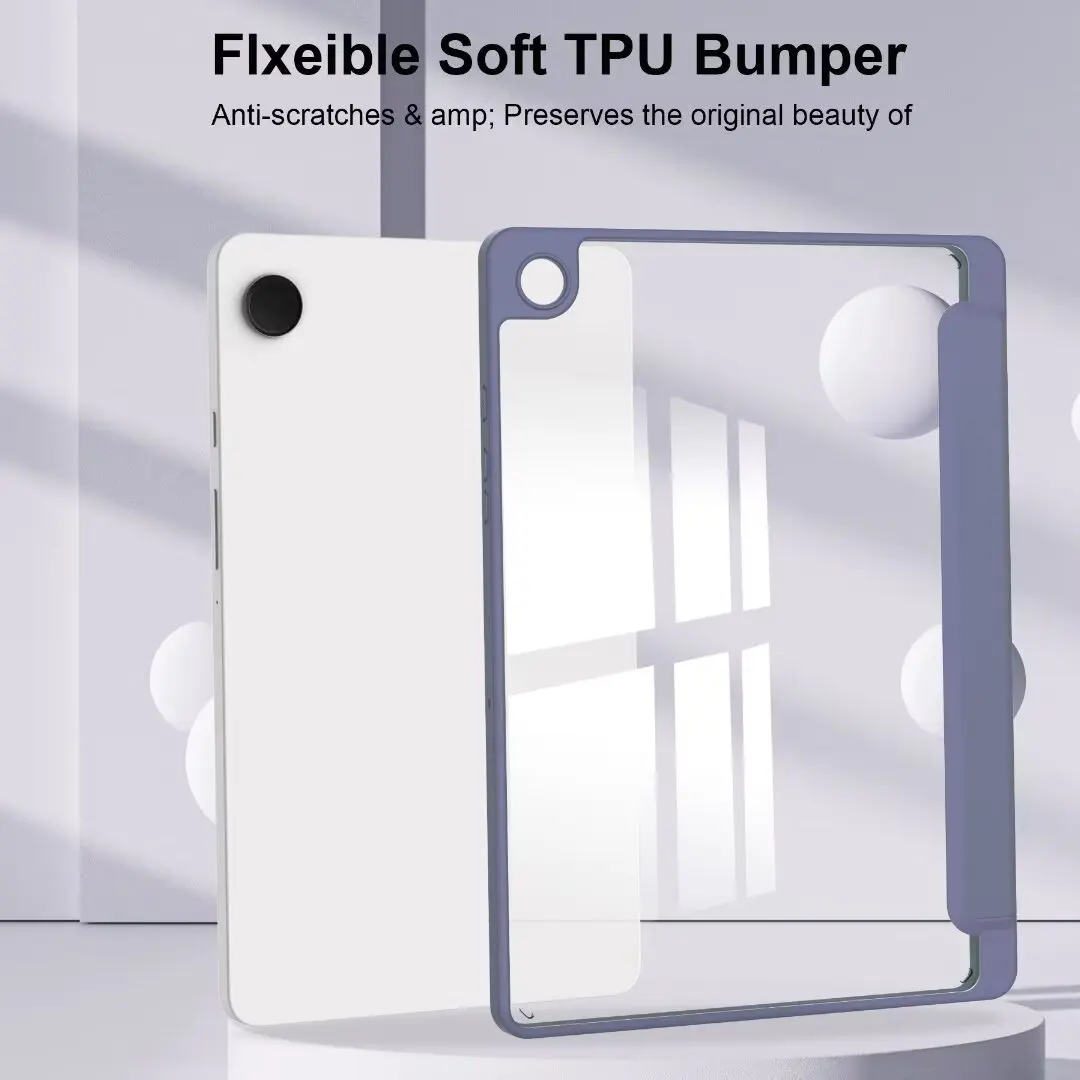 For Samsung Galaxy Tab A9 8.7inch X110 X116 2023 Acrylic Leather Cover For tab A7 Lite T220 T225 Tablet Protective Stand Holder