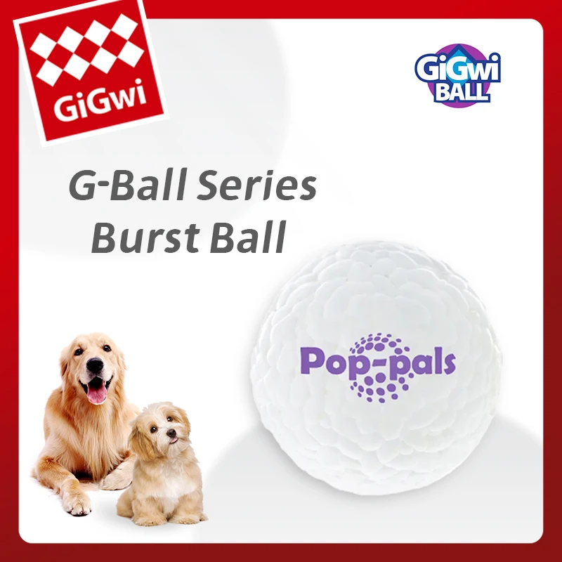 

GiGwi Latest Doy Toys G-Ball Series Burst Ball Use BASF Infinergy Material Boost Technology Pet Toys Chewing for Dog Puppy