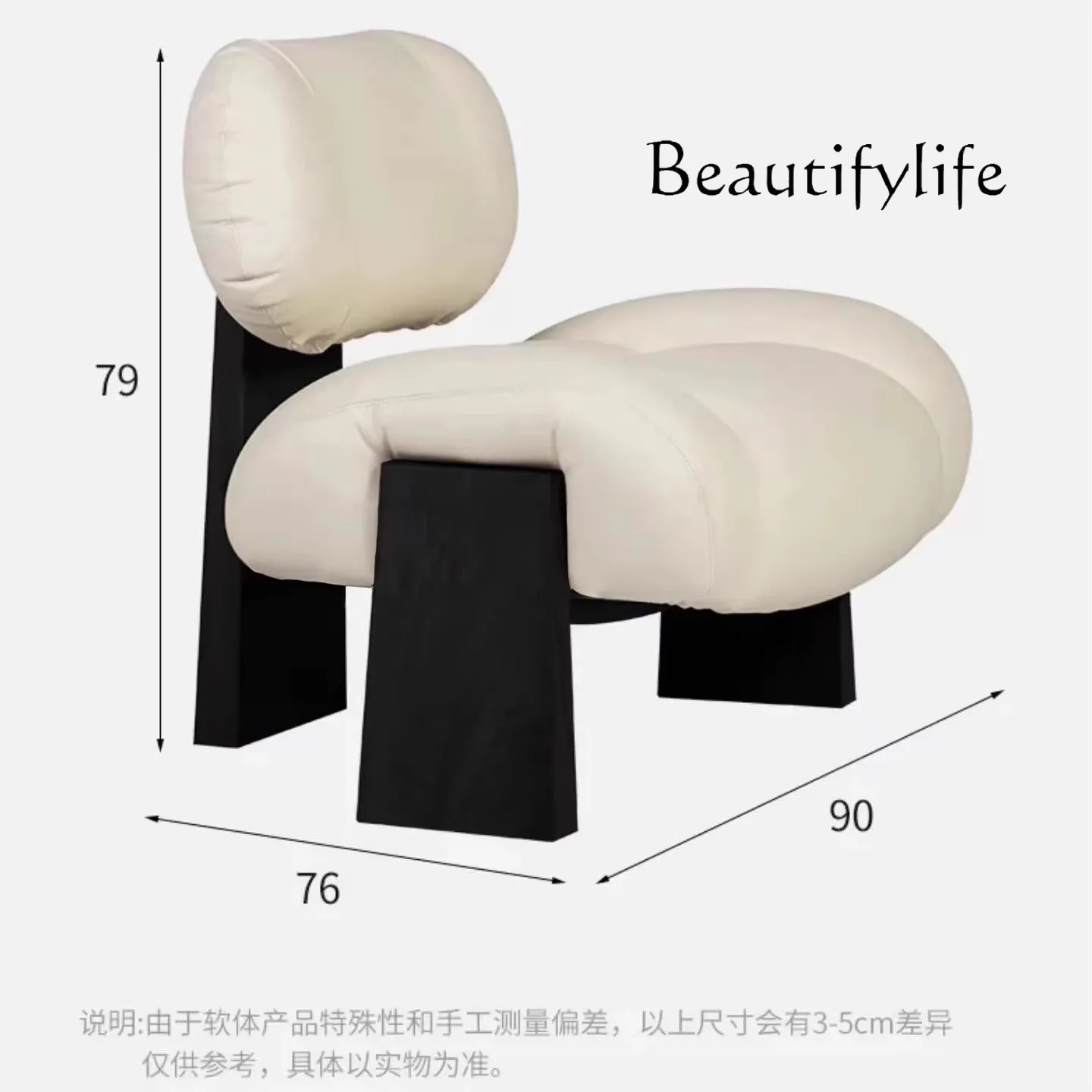 كرسي أريكة من الخشب الصلب على طراز العصور الوسطى، كرسي ترفيهي بتصميم إبداعي، أزياء ترفيهية واحدة ومريحة #3