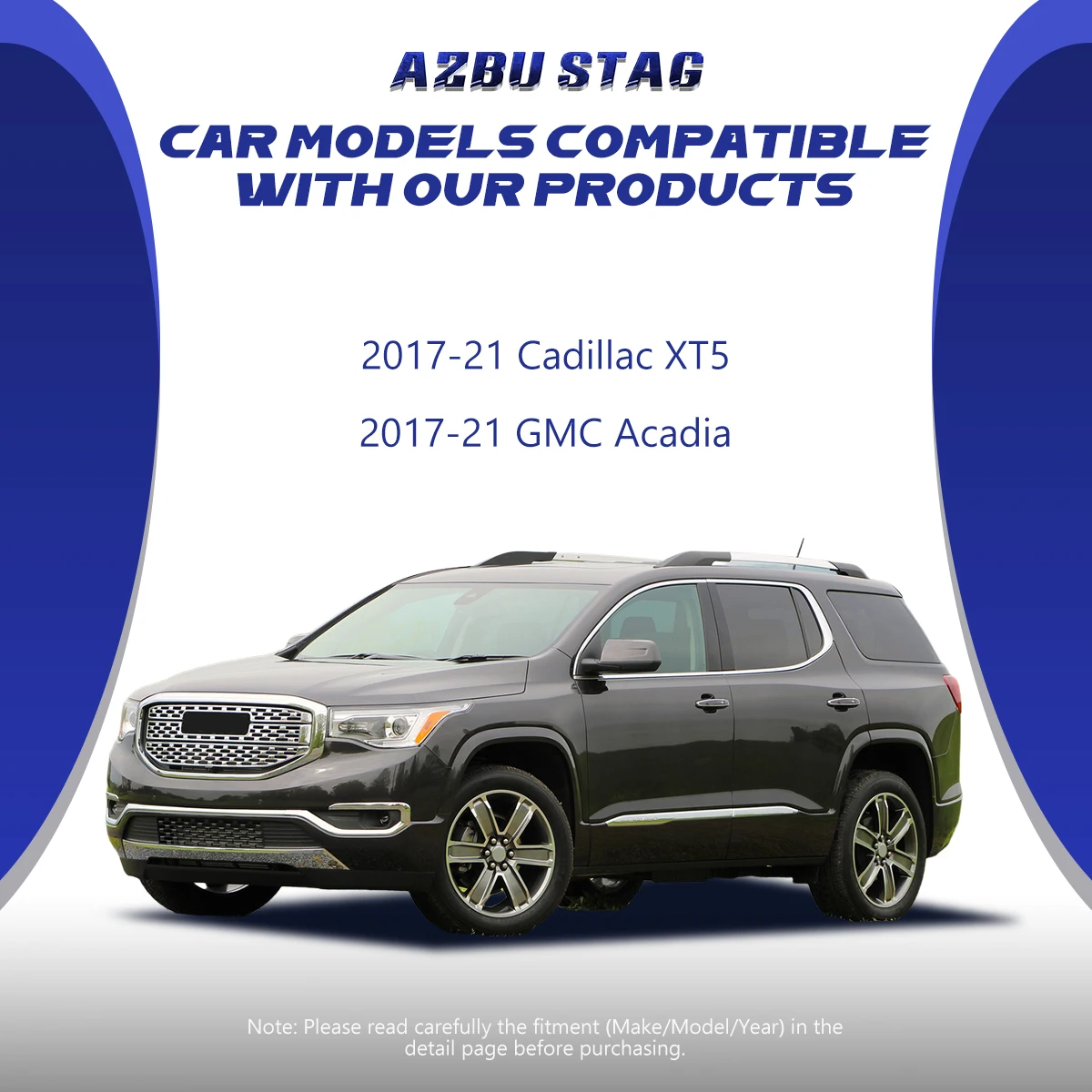 AzbuStag 6Pcs 프론트 로워 컨트롤 암 스웨이 바 링크 아우터 타이로드 (GMC 아카디아, 캐딜락 XT5 2017 2018 2019-21년식)