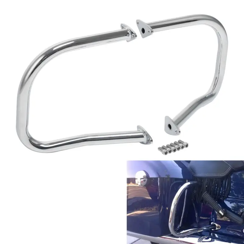 Rear Highway Bars Bumpers Fit For Indian Chief Chieftain 2014-2020 2019 Roadmaster 17 Motorcycle Engine Guard