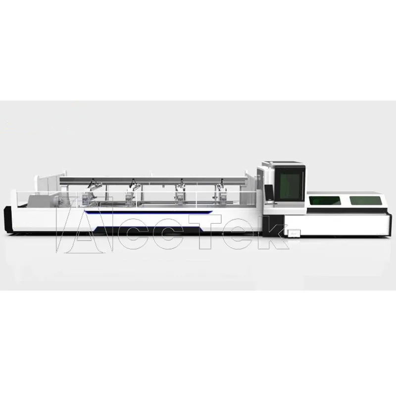 Taglio di tubi CNC Attrezzatura Taglierina per alimentazione automatica Macchina laser in acciaio Taglierina per fibra inossidabile Diametro 300 mm/220 mm