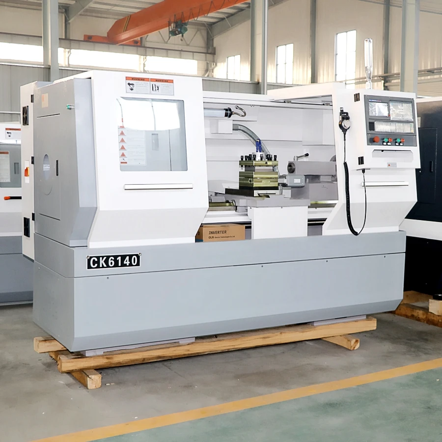 Factory Direct High Quality Customized CK6140 Horizontal Flat Bed CNC Lathe Single Spindle Metal Processing