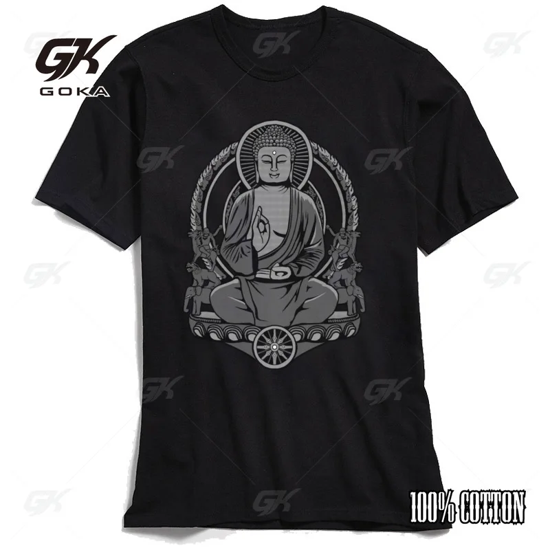 سليم صالح رجل تي شيرت Gautama بوذا Halftone التي شيرت الرجال تي شيرت 2025 أحدث هدية يوم السنة الجديدة ملابس علوية من القطن و تيز الأرجواني Camisa