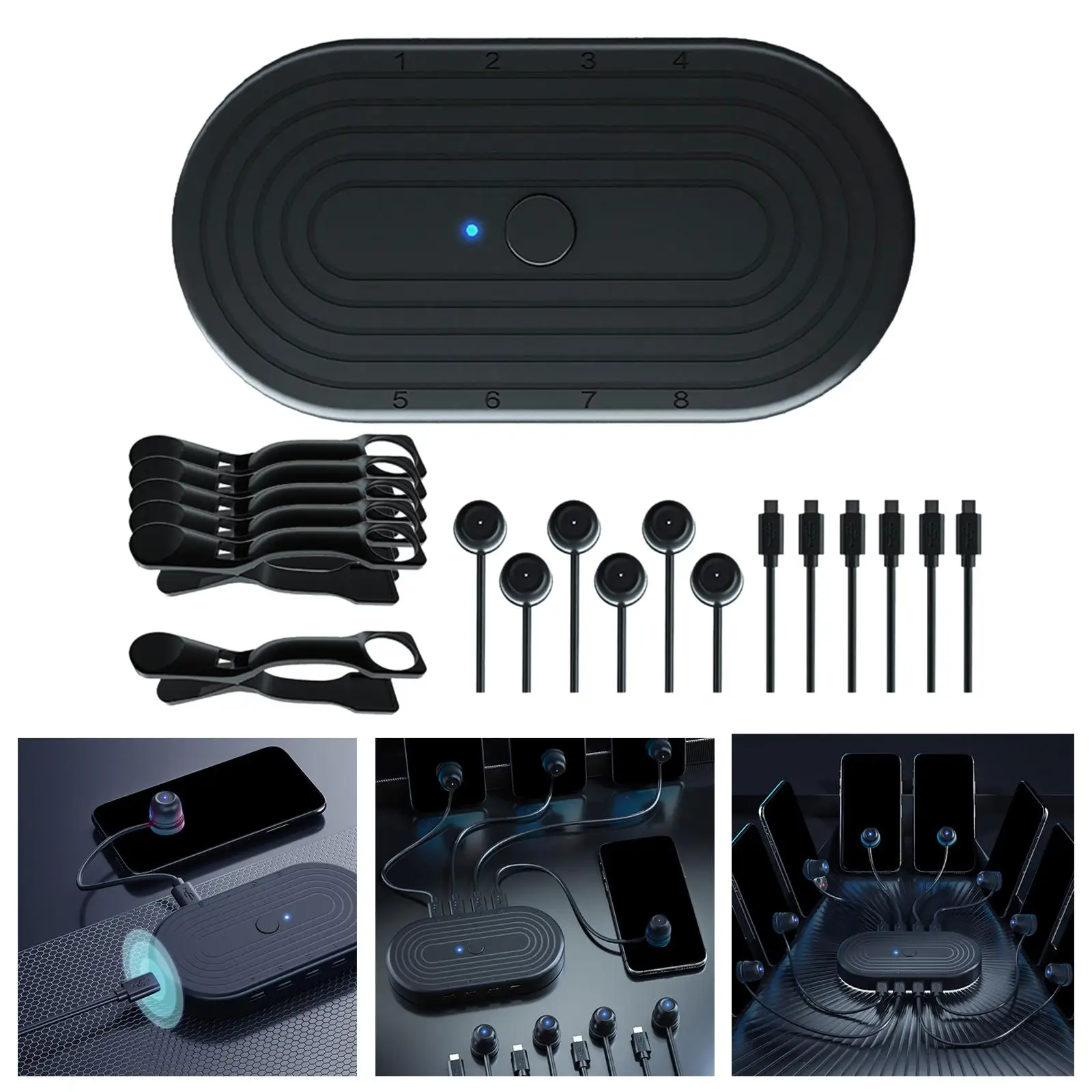 라이브 방송용 스마트폰 연속 10W 지능형 커넥터