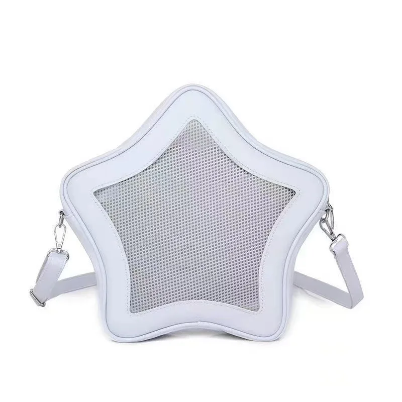 Cute Stars Itabag Crossbody Japanese JK Transparent Star Bag Women Popular Harajuku Ita Bags Girls Lolita Kawaii Shoulder Bag