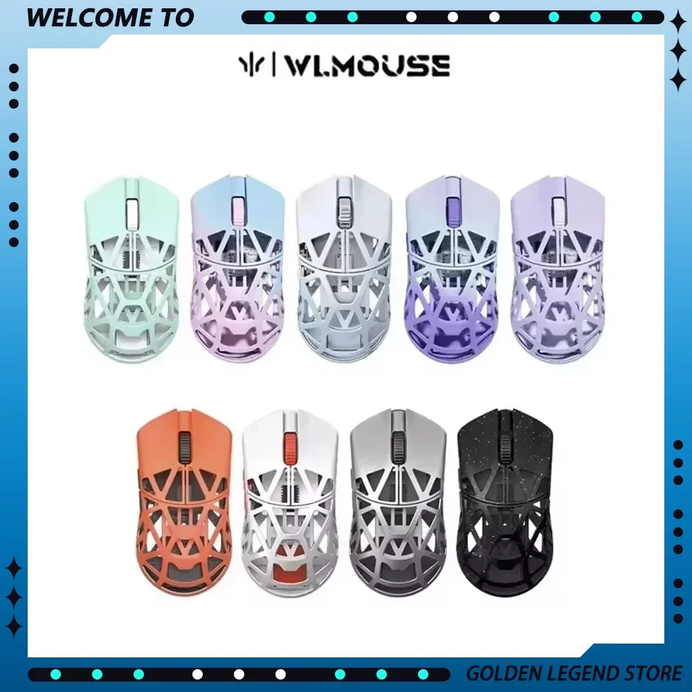 Wanling BeastX Mini Wireless Bluetooth Mouse Lightweight Dual Mode Paw3395 Ergonomic Gameing Mouse Custom Product PC Accessories