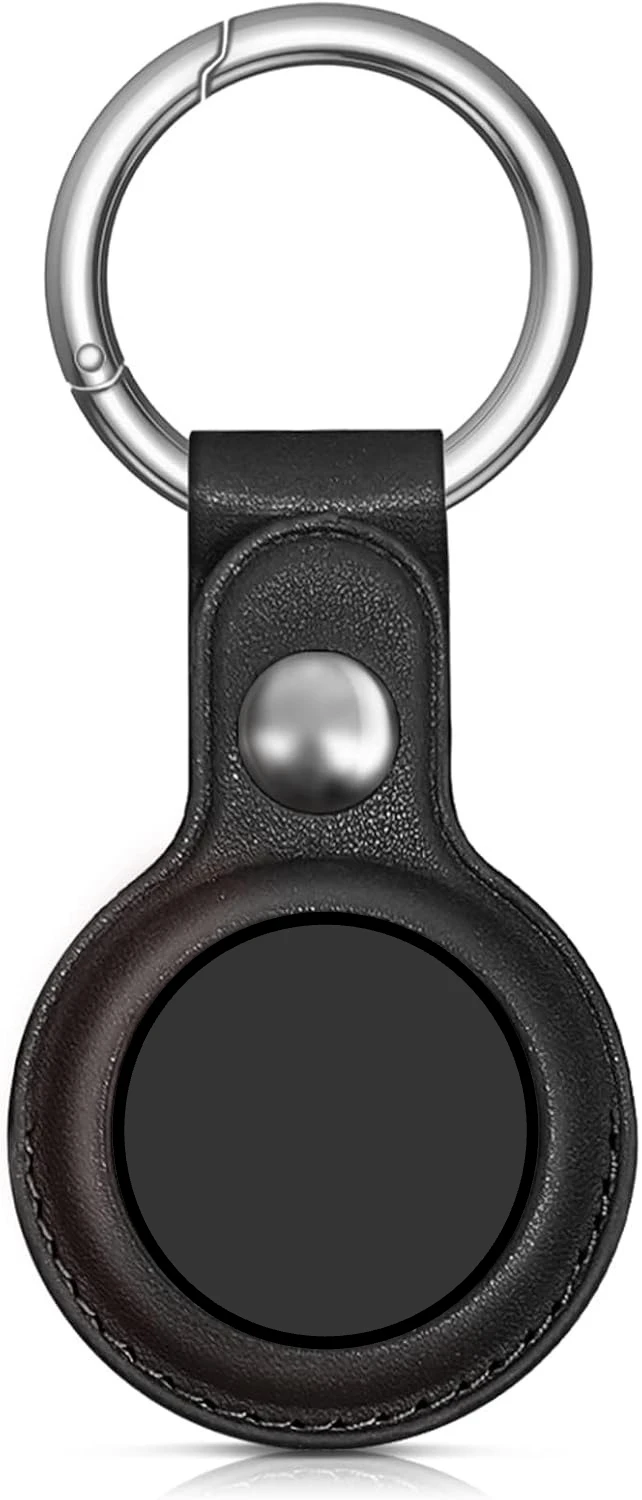PU lederen tas voor Apple Airtag beschermhoes voor Apple Locator Tracker Anti Lost Device sleutelhanger Tracker accessoires